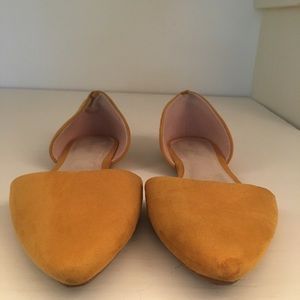 Mustard yellow flats